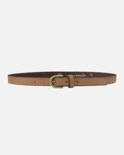 Load image into Gallery viewer, Amsterdam Heritage- Soft Skinny Leather Belt: Camel- XS/S