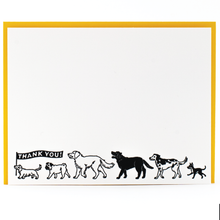 Load image into Gallery viewer, Smudge Ink - Dog Parade Note Cards with Letterpress Envelopes