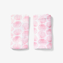 Load image into Gallery viewer, Lewis - Burp Cloth Set - Pink Scallop