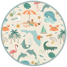Load image into Gallery viewer, Emerson and Friends - Explore Florida Bamboo Blanket