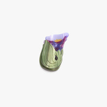 Load image into Gallery viewer, WINONA IRENE - Morning Glory Claw - Purple Acetate Flower Hair Clip