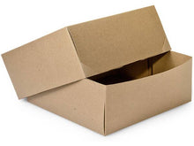 Load image into Gallery viewer, Nashville Wraps - Recycled Brown Kraft Gift Boxes: 100 Pack / 4x4x2"