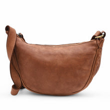 Load image into Gallery viewer, Bolsa Nova Handbags - Hug Leather Hobo - Cognac