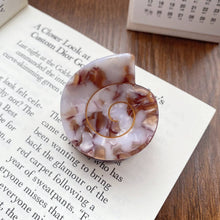 Load image into Gallery viewer, Adorro - Swirl Shell Claw Clip