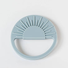 Load image into Gallery viewer, Babeehive Goods - Sunburst Teething Toy - Duck Egg Blue