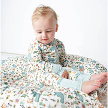 Load image into Gallery viewer, Emerson and Friends - Manatee Bamboo Baby Pajamas Convertible Romper