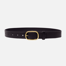 Load image into Gallery viewer, Amsterdam Heritage - Marin Gold Oval Buckle Belt Camel- M/L