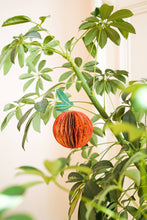 Load image into Gallery viewer, East End Press - ORANGE HONEYCOMB ORNAMENT