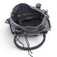 Load image into Gallery viewer, Bolsa Nova Handbags - Small Leather Pocket Satchel w/removeable strap: Cognac