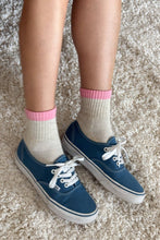 Load image into Gallery viewer, Le Bon Shoppe - Color Block Girlfriend Socks : Black Coffee