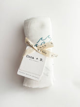Load image into Gallery viewer, Coca + B. - Surfer Wave Organic Bamboo Swaddle