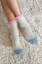Load image into Gallery viewer, Le Bon Shoppe - Color Block Girlfriend Socks : Black Coffee