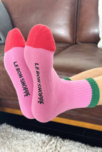 Load image into Gallery viewer, Le Bon Shoppe - Color Block Girlfriend Socks : Black Coffee