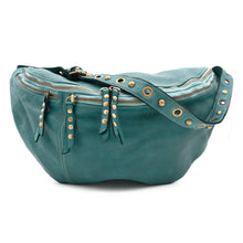 Load image into Gallery viewer, Bolsa Nova Handbags - Bella Large Leather Sling Bag - Light Taupe