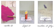 Load image into Gallery viewer, FLYING WISH PAPER ® - MERMAID / Mini Wish-Making Kit / 15 WISH PAPER™ +Accessories