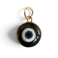 Load image into Gallery viewer, Shá Parlé - Evil Eye Charm: Blue / Gold Luster