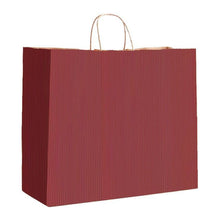 Load image into Gallery viewer, Box & Wrap - Samples - Varnish Stripe Color Bags: Sage Varnish Stripe - Matte Shopping Bags / 5-1/4 x 3-1/4 x 8-3/8" / Sample/1