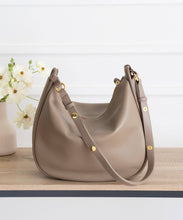 Load image into Gallery viewer, AALLYN - Marley Hobo - Leather: Biscotti