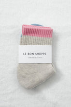 Load image into Gallery viewer, Le Bon Shoppe - Color Block Girlfriend Socks : Black Coffee