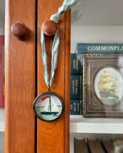 Load image into Gallery viewer, Maris Mirum - Circle Sailboat - Art Locket Ornament