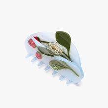Load image into Gallery viewer, WINONA IRENE - Forest Berry Strawberry Jewel Beetle Acetate Hiar Claw Clip