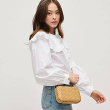 Load image into Gallery viewer, Urban Expressions - Addie Woven Straw Clutch: Ivory