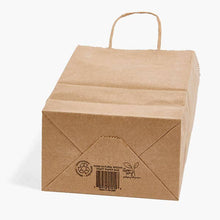 Load image into Gallery viewer, Nashville Wraps - Brown Kraft Paper Retail Shopping Bags: 250 Pack / Cub 8x4.75x10"