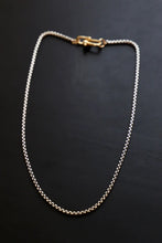 Load image into Gallery viewer, Katie Waltman Jewelry - SILVER NOVA ROUND BOX CHAIN NECKLACE