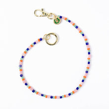 Load image into Gallery viewer, INK + ALLOY - Kate Beaded Bag Charm with Brass Horseshoe