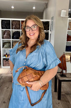 Load image into Gallery viewer, Bolsa Nova Handbags - Greta Clutch: Cognac