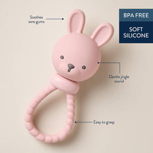 Load image into Gallery viewer, Itzy Ritzy - Pink Bunny Sweetie Rattle™