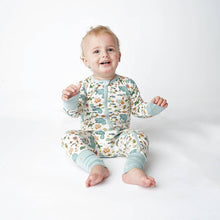Load image into Gallery viewer, Emerson and Friends - Manatee Bamboo Baby Pajamas Convertible Romper