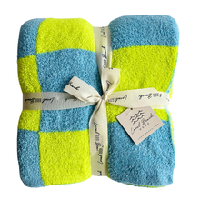 Load image into Gallery viewer, Local Beach - Checker Luxe Home Blanket