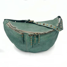 Load image into Gallery viewer, Bolsa Nova Handbags - Bella Large Leather Sling Bag: Cognac