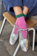 Load image into Gallery viewer, Le Bon Shoppe - Color Block Girlfriend Socks : Black Coffee