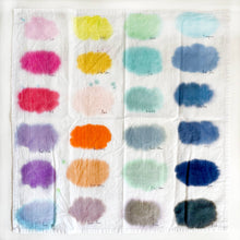 Load image into Gallery viewer, Merle Works - Color Study Hand-painted Tea Towel
