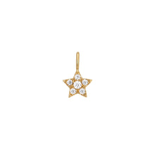 Load image into Gallery viewer, Weld Magic 14K Solid Gold + Diamond Star Charm