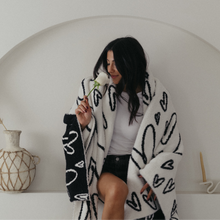 Load image into Gallery viewer, Local Beach - Heart Luxe Home Blanket

