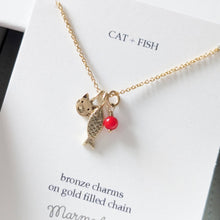 Load image into Gallery viewer, Marmalade Jewellery - Cat Sculpted charm: Bronze
