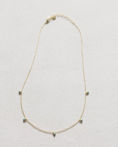 Coast and Cove - Turquoise Satellite Necklace