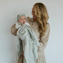 Load image into Gallery viewer, Parker Baby Co. - Sage Swaddle Set
