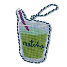 Load image into Gallery viewer, Furbish Studio - Needlepoint Icon Ornament - Matcha
