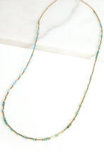 Load image into Gallery viewer, Mickey Lynn - Turquoise Lariat Necklace
