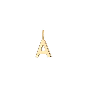 WJW - Permanent Jewelry 14K Solid Gold Initial Charms: Y
