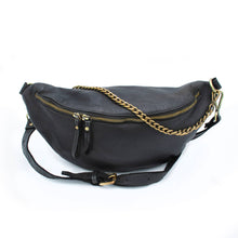 Load image into Gallery viewer, Bolsa Nova Handbags - Capri Leather Sling Bag: Mushroom
