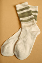 Load image into Gallery viewer, MIOU MUSE - RETRO STRIPE CREW SOCKS
