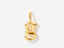 Load image into Gallery viewer, Little Sky Stone - Lowercase Gold Initial Letter Charms
