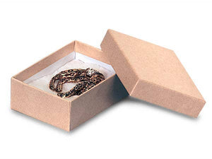 Nashville Wraps - Brown Kraft Jewelry Gift Boxes: 100 Pack / 4x4x1"