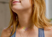 Load image into Gallery viewer, May Martin - Small Shimmer Heart Necklace
