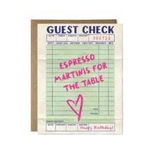 Load image into Gallery viewer, Ula Bloom - Espresso Martini Guest Check
